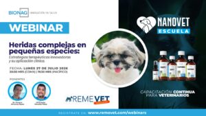 Heridas complejas en pequeñas especies: Estrategias terapéuticas innovadoras y su aplicación clínica.